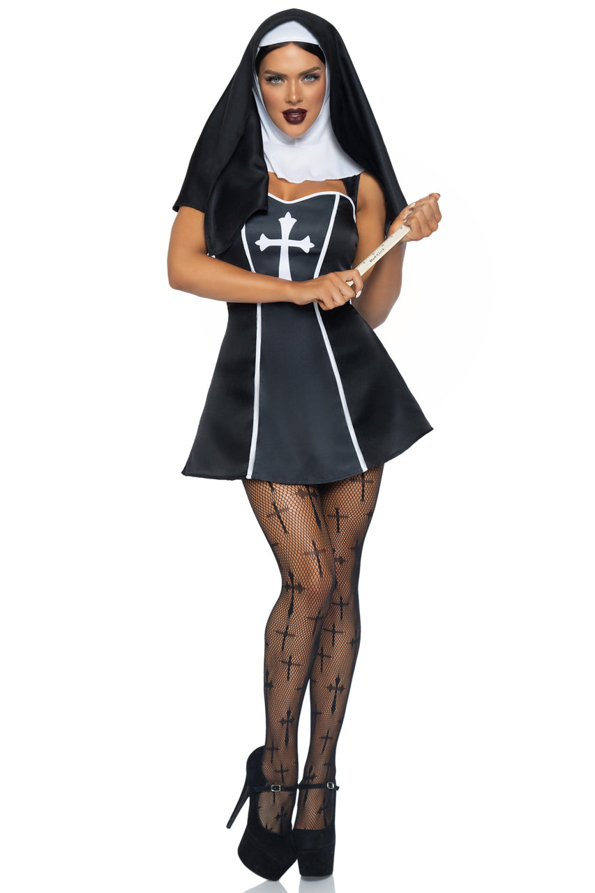 Naughty Nun Halloween Costume Leg Avenue