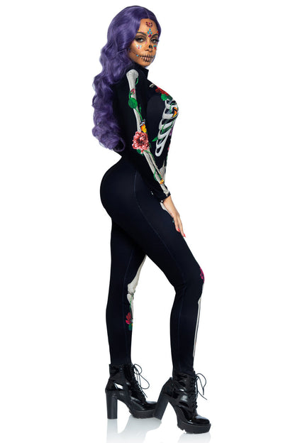 Floral Skeleton Costume Leg Avenue