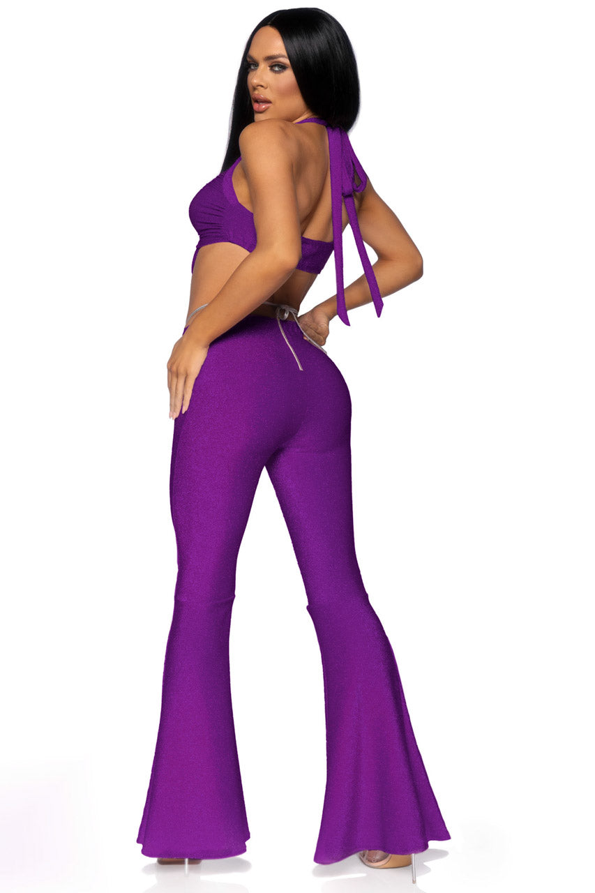 Purple Pop Star Costume Leg Avenue