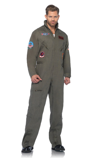 Top Gun Men's Flight Suit Costume Leg Avenue