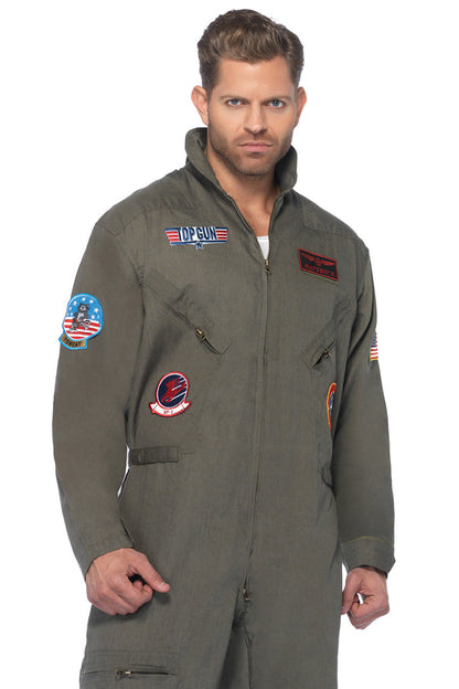 Top Gun Men's Flight Suit Costume Leg Avenue