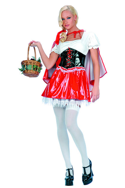 Vinyl Red Riding Hood Costume
