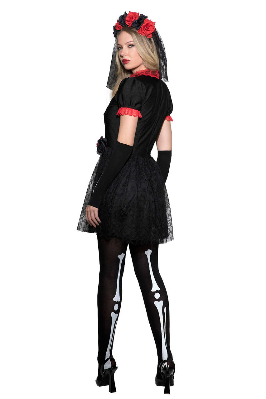 Day Of The Dead Halloween Costume Music Legs