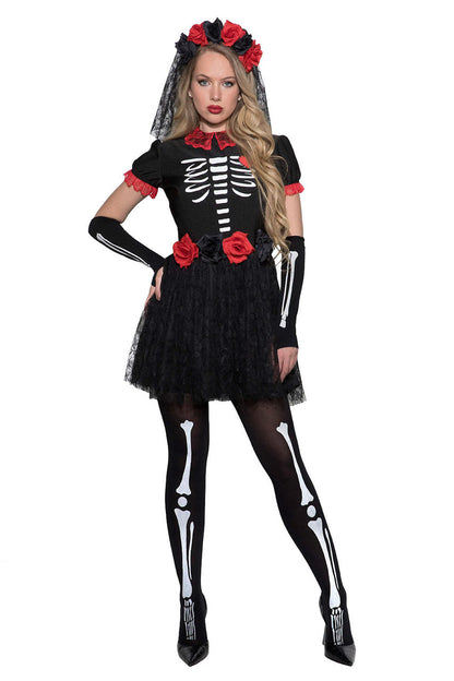 Day Of The Dead Halloween Costume Music Legs