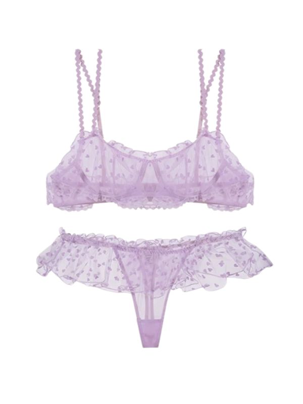 Monique Lingerie Set - Lilac Lumiere 18