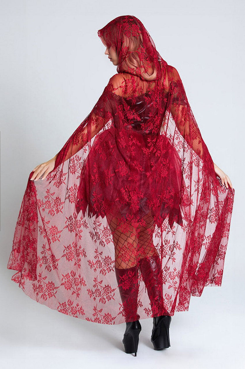 Naughty Red Riding Hood Costume Silea