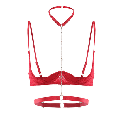 LacyMate™ Red Siren Open Cup Bra LACYMATE®