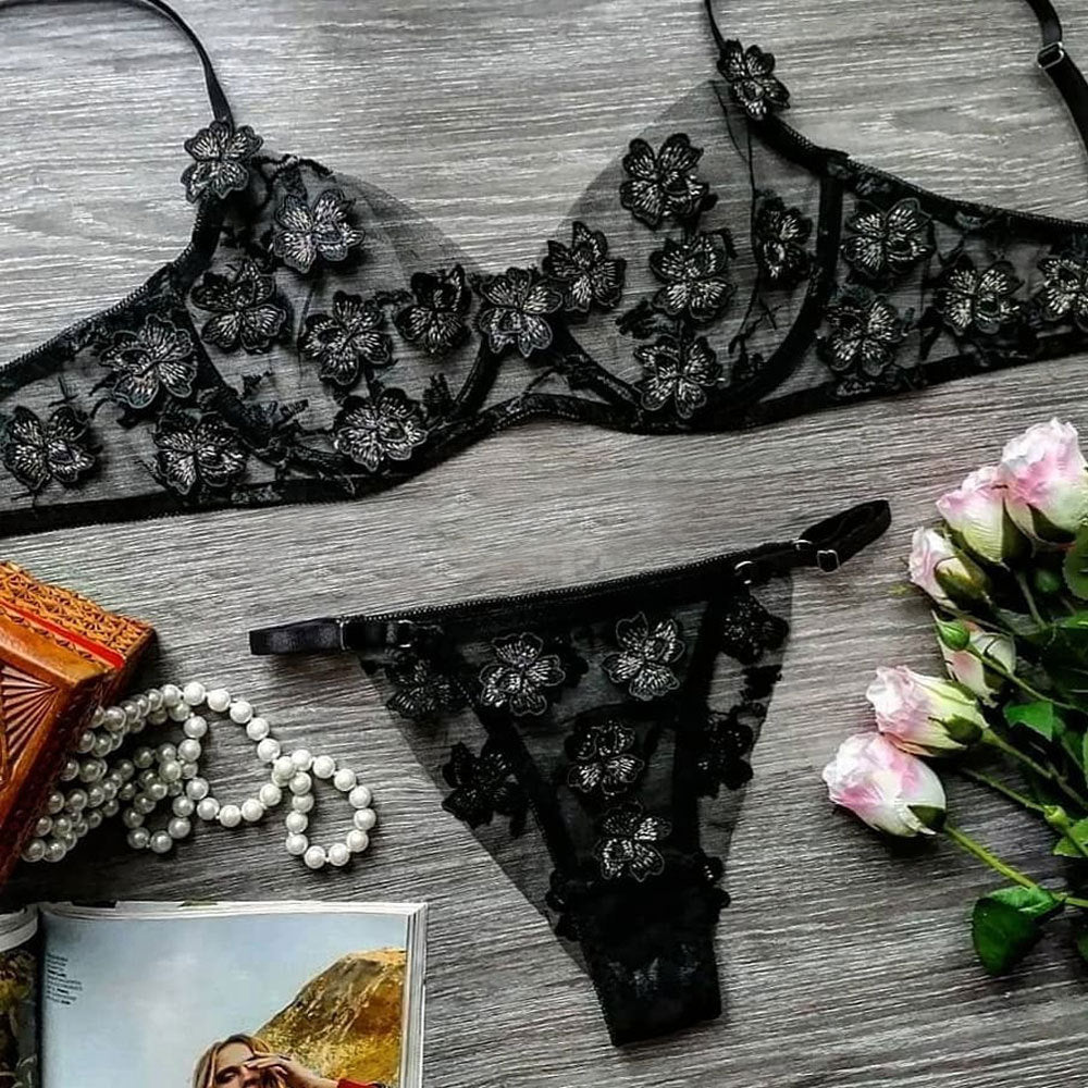 Soft Silken Kiss Bra Set