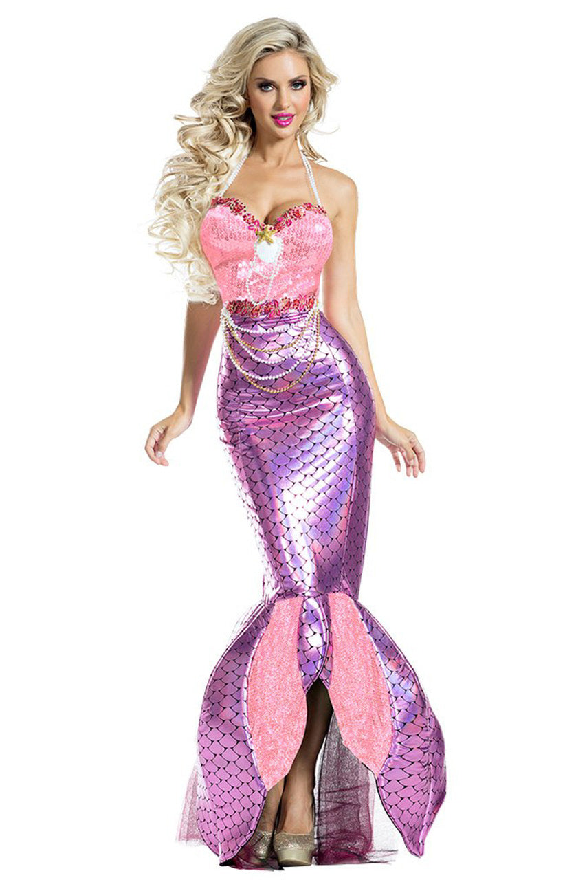 Blushing Beauty Mermaid Costume Party King