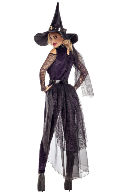 Midnight Violet Witch Costume Party King