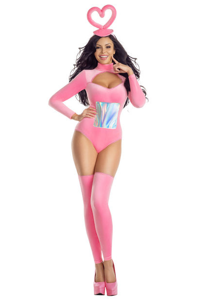 Pink Teletubby Costume Party King