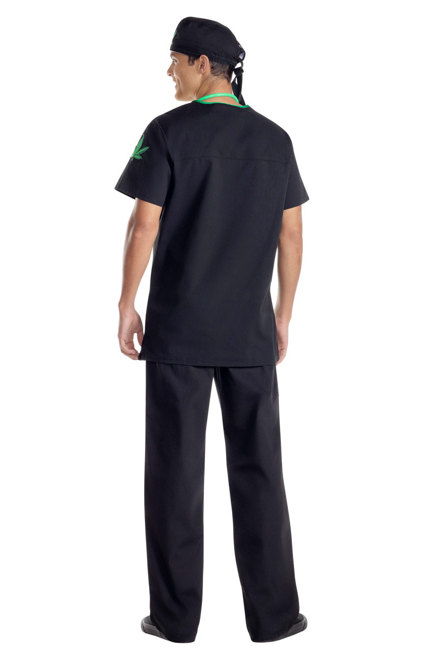 Men's Green Nurse Costume Party King