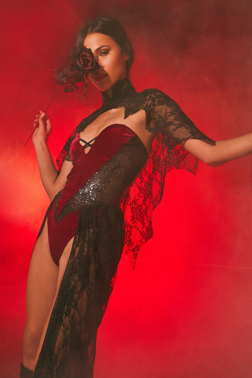 Vampy Vixen Costume Roma Costume