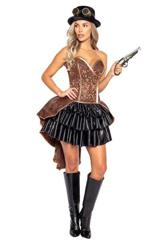 Sexy Four Piece Steampunk Costume Roma Costume