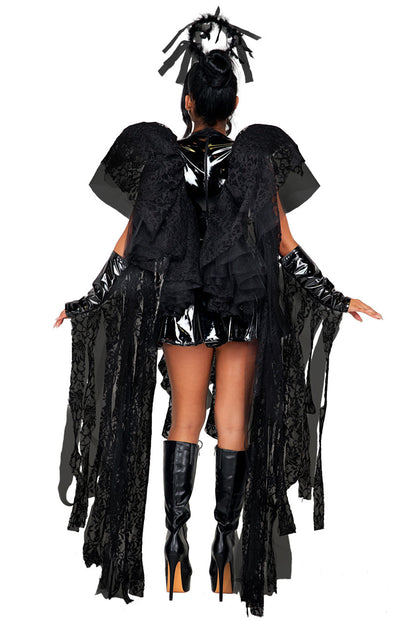 Vinyl Angel of Darkness Costume Roma