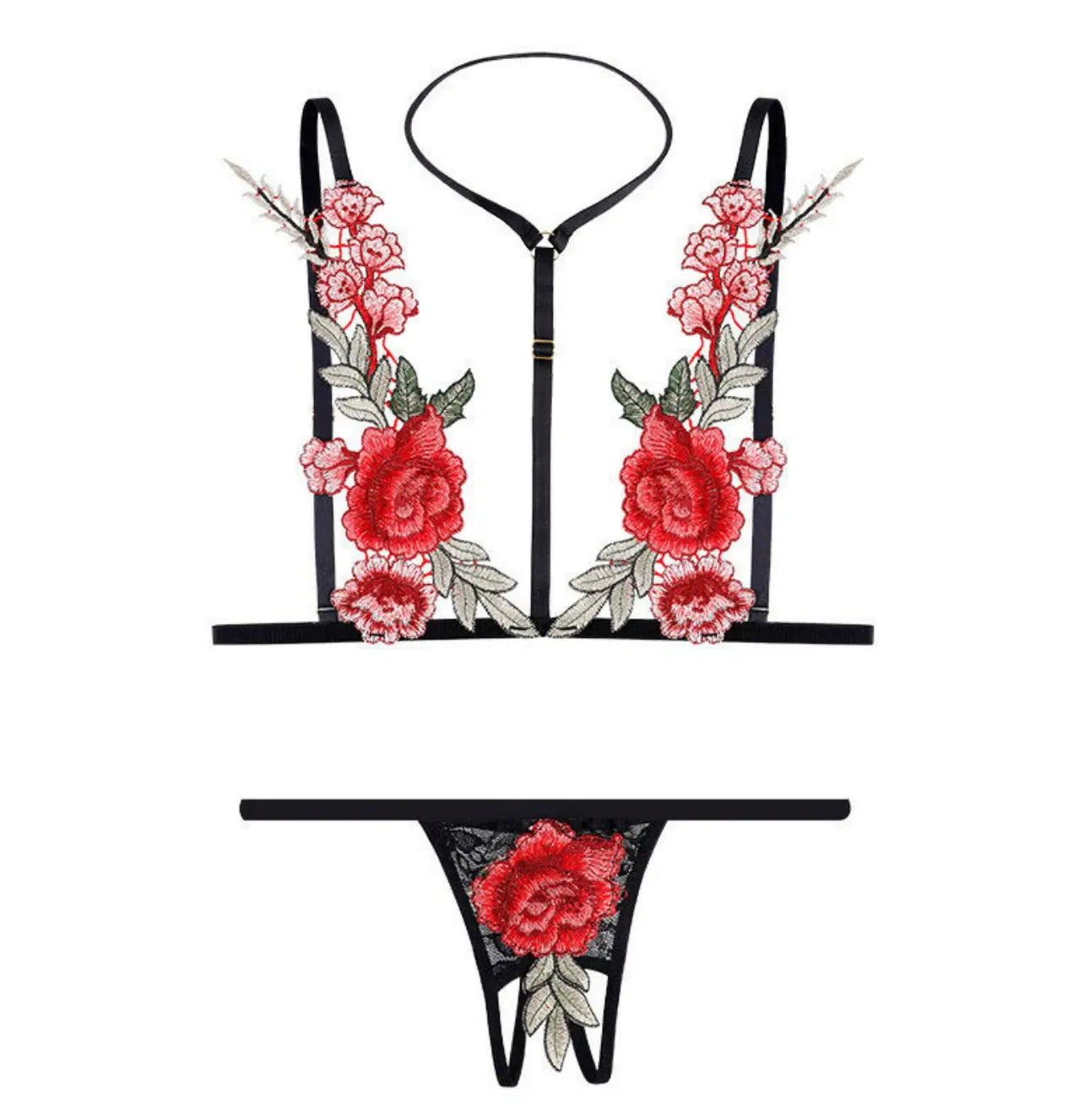 LacyMate Rose Bed Lingerie Set - LACYMATE LacyMate Rose Bed Lingerie Set - LACYMATE