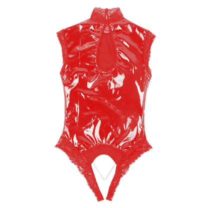 Malbeca Leather Bodysuit