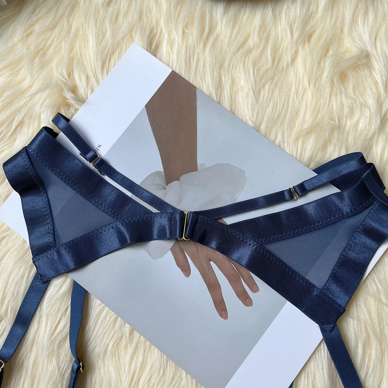 Sexy Lingerie For Fine Women Navy Blue Sex Suit See Through Crotchless LACYMATE Sexy Lingerie For Fine Women Navy Blue Sex Suit See Through Crotchless LACYMATE