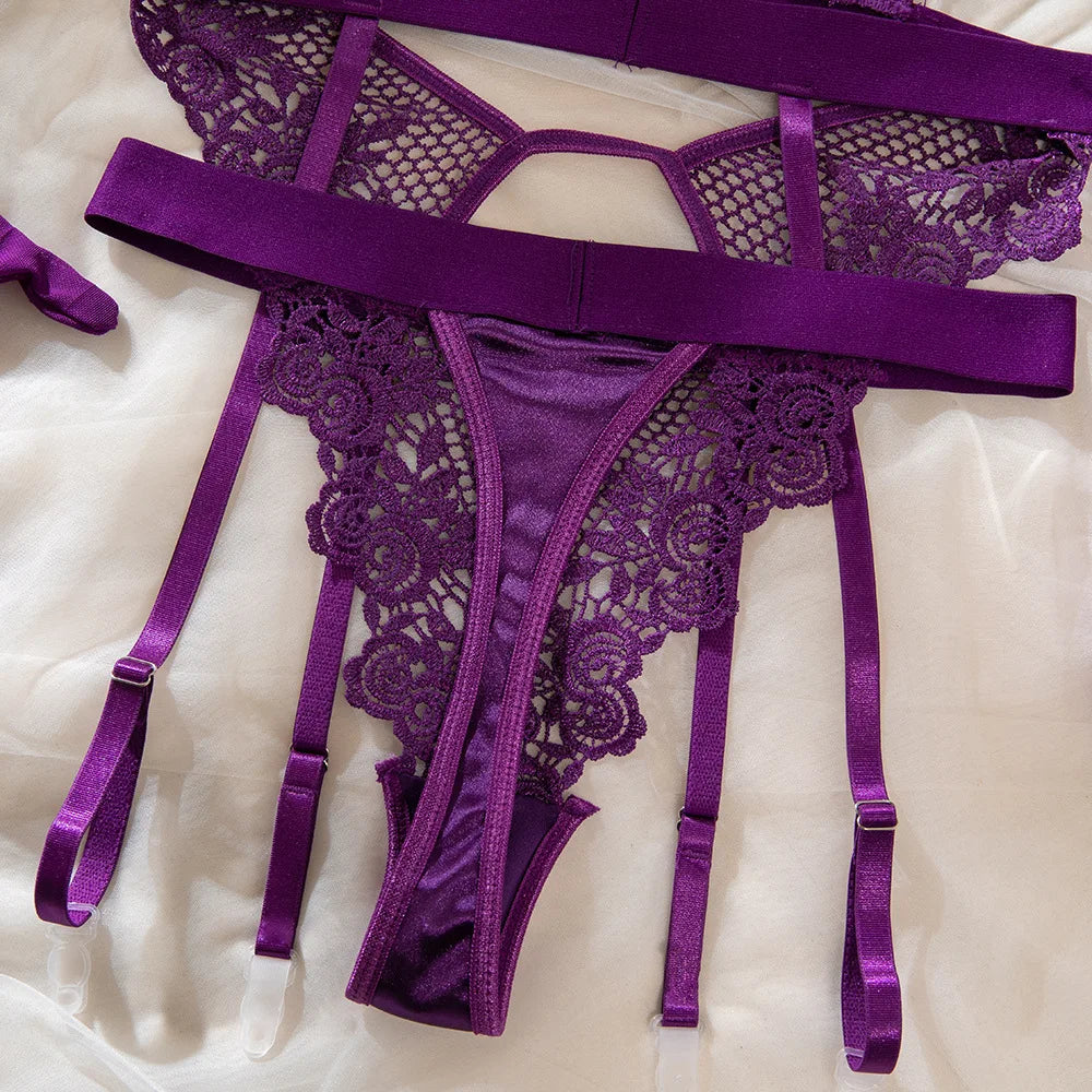 Purple Erotic Lingerie LACYMATE®