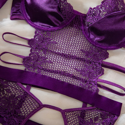 Purple Erotic Lingerie LACYMATE®