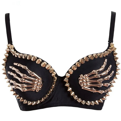 Metal Skeleton Bra