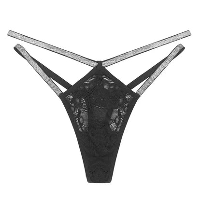 LacyMate™ Crystal Charm Thong