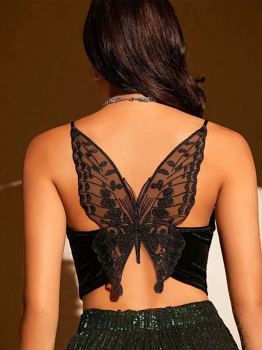Butterfly Crop Top Lavah Intimates