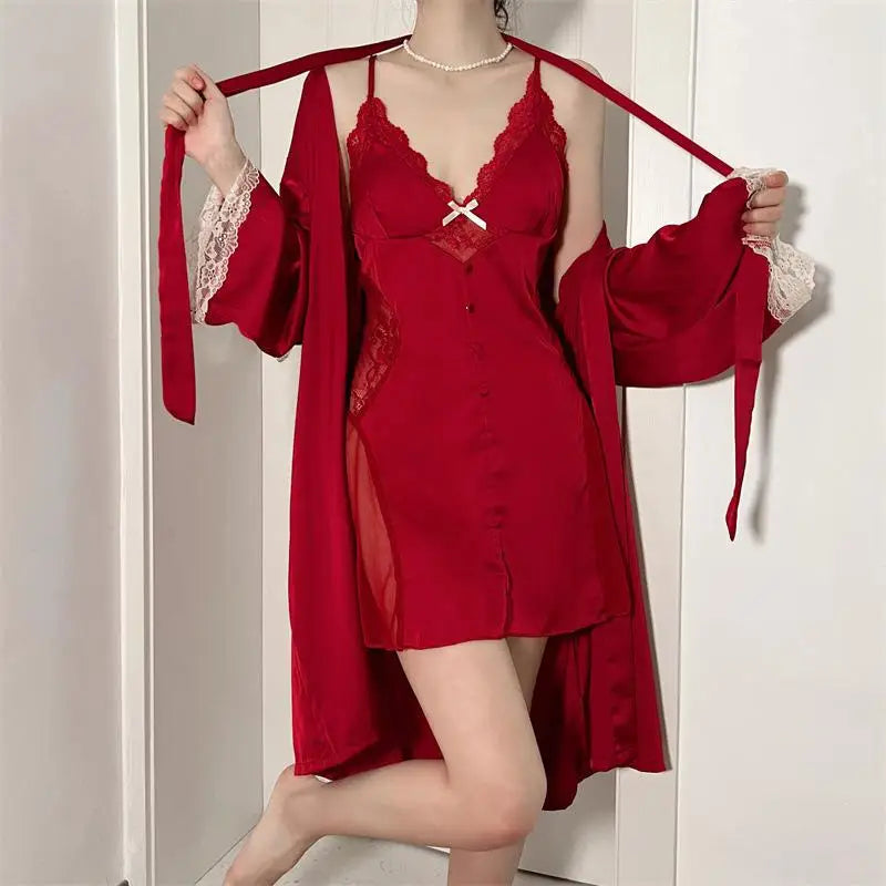 Time Can Bring You Down Robe Nightdress LacyNighty