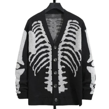 Unisex Knitted Skeleton Sweater Lacy0301