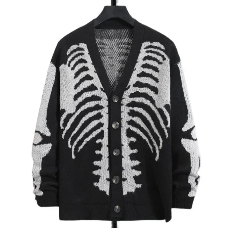 Unisex Knitted Skeleton Sweater Lacy0301