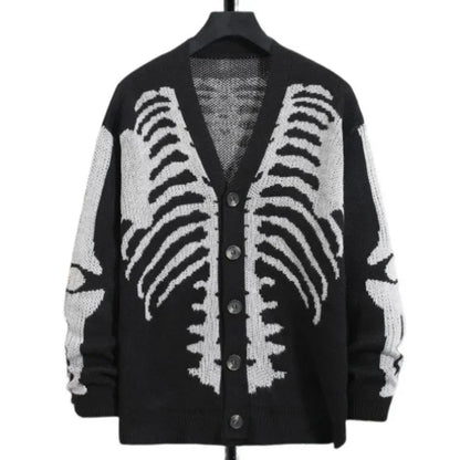 Unisex Knitted Skeleton Sweater Lacy0301