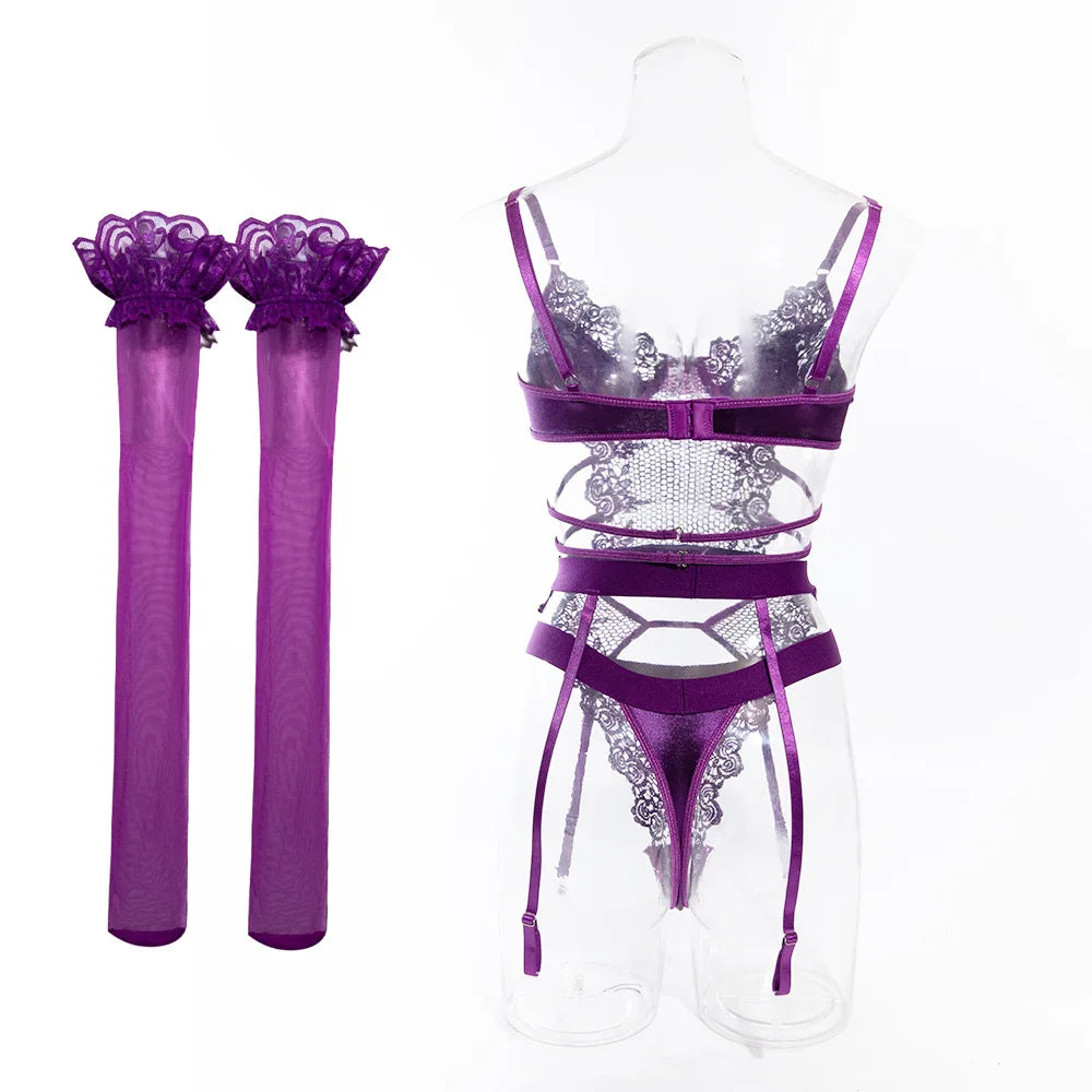 Purple Erotic Lingerie LACYMATE®