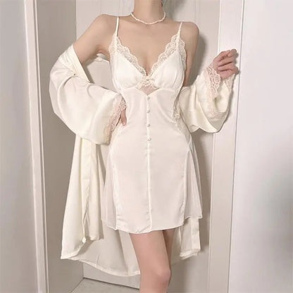 Time Can Bring You Down Robe Nightdress LacyNighty