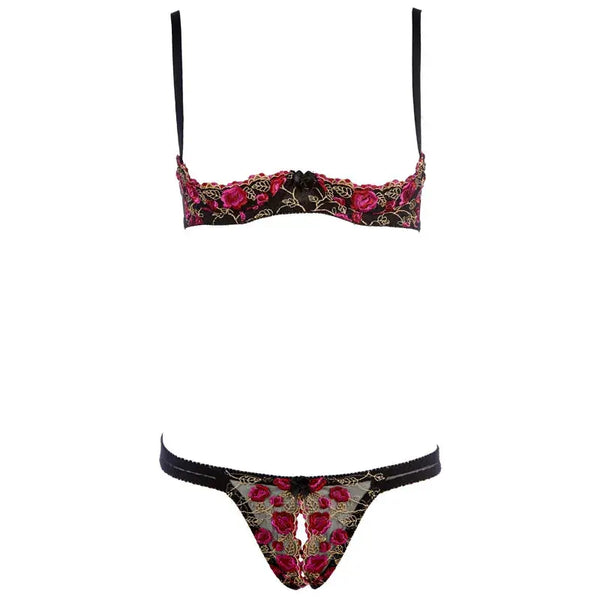 LacyMate™ Blooming Rose Lingerie Set Lavah Intimates
