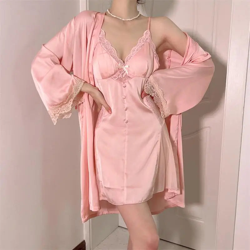 Time Can Bring You Down Robe Nightdress LacyNighty