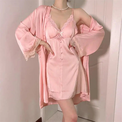 Time Can Bring You Down Robe Nightdress LacyNighty