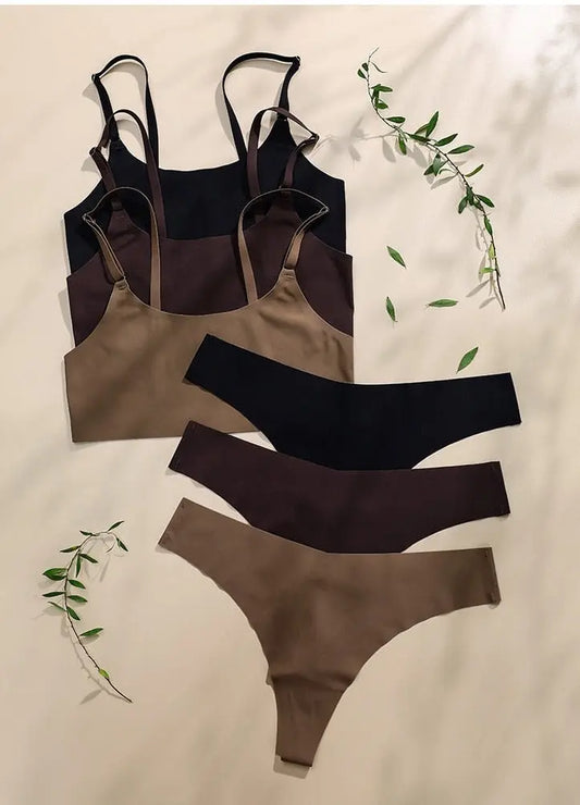 Seamless Micro Underwear Set Lavah Intimates