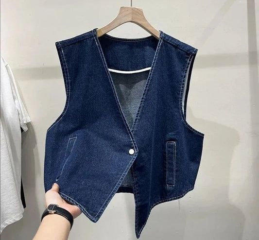 Denim Vest Lacy0301