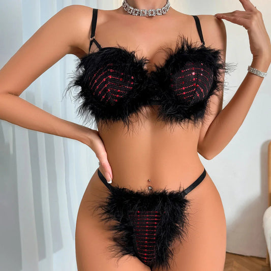 Classic Noir Elegance Lingerie LacyNighty