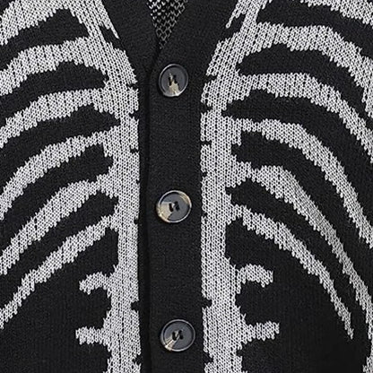 Unisex Knitted Skeleton Sweater Lacy0301