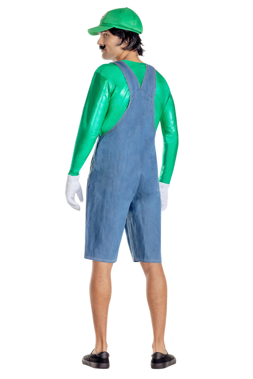 Men's Green Gamer Costume Starline