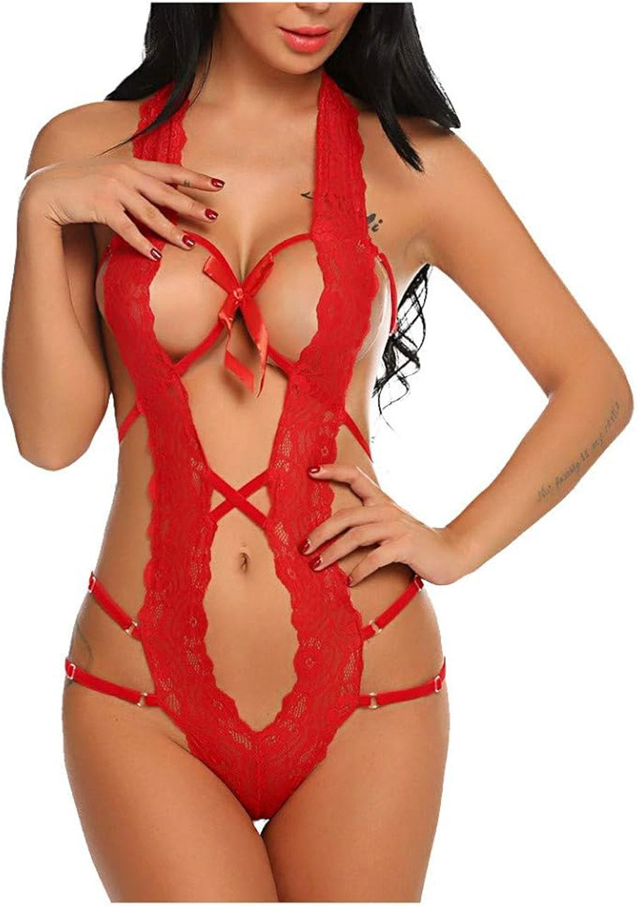 Strappy Lace String Teddy