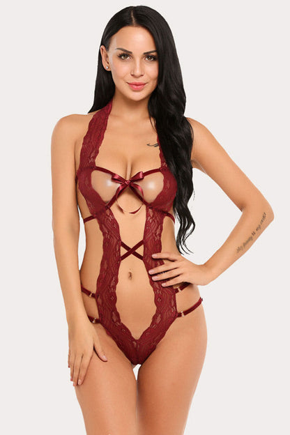 Strappy Lace String Teddy