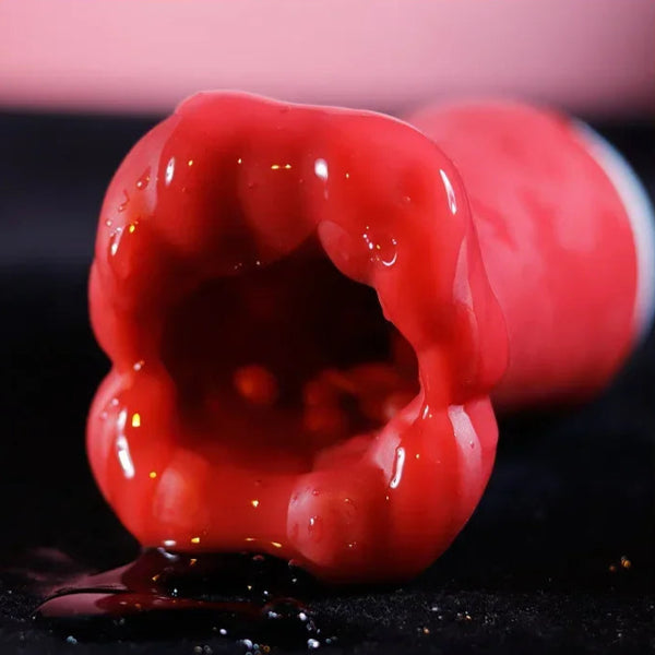 💥2025 Deep Throat Sucking Male Penis Training Cup Strong Squeeze Vibration Nighty