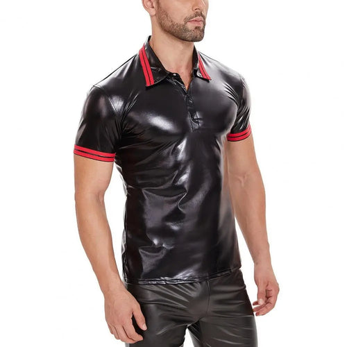 Shiny Leather T-shirt