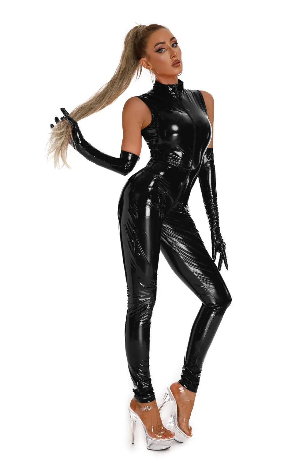 Lara Wetlook Catsuit Lavah Intimates
