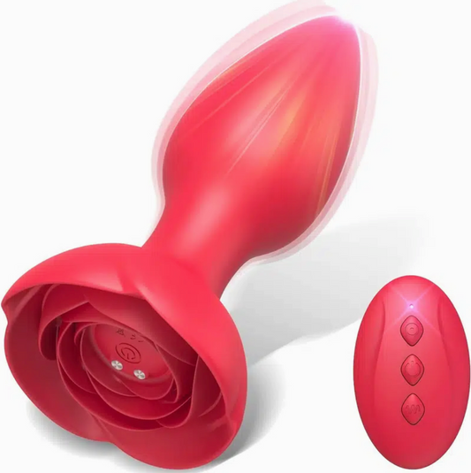 LacyMate™ Rose Remote Control Vibrating Stimulator