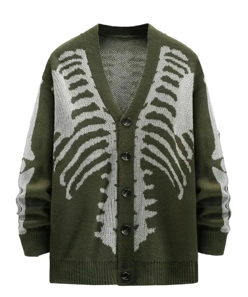 Unisex Knitted Skeleton Sweater Lacy0301