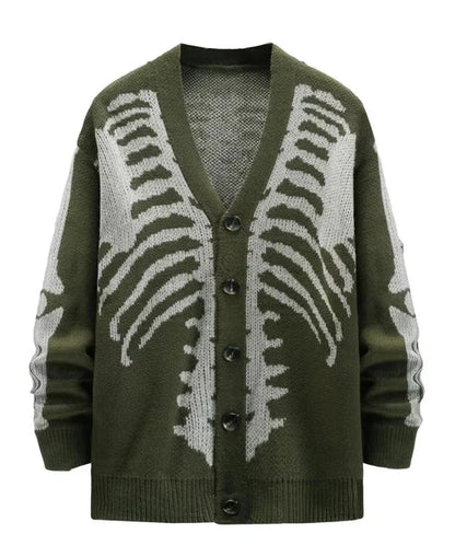 Unisex Knitted Skeleton Sweater Lacy0301