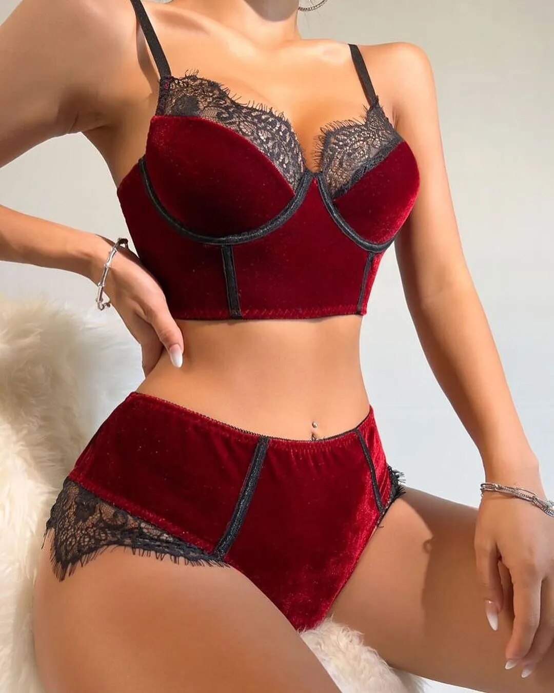 Giving Me Comfort Lingerie LacyNighty